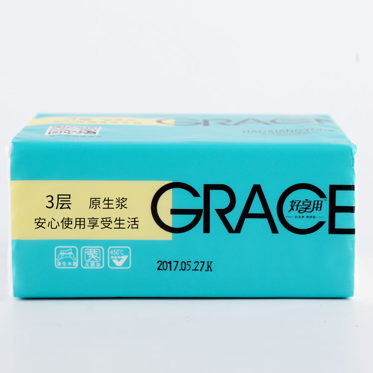 好享用原木抽纸24包整箱3层抽取式纸巾卫生纸餐巾纸批发家庭装