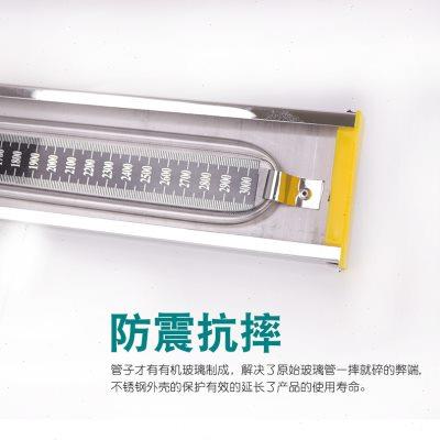 不锈钢U型压力计压差计u型管水柱表天然气管道压力检测有机玻璃