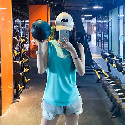 男女同款健身背心夏季运动休闲跑步篮球速干透气圆领修身无袖坎肩