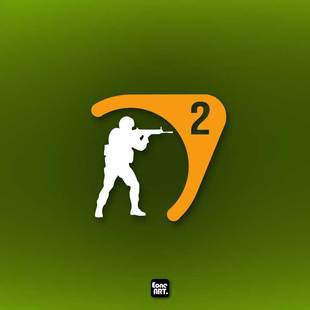 EONE镂空车贴 Counter Strike 2反恐精英 LOGO室内外防水贴纸 CS2