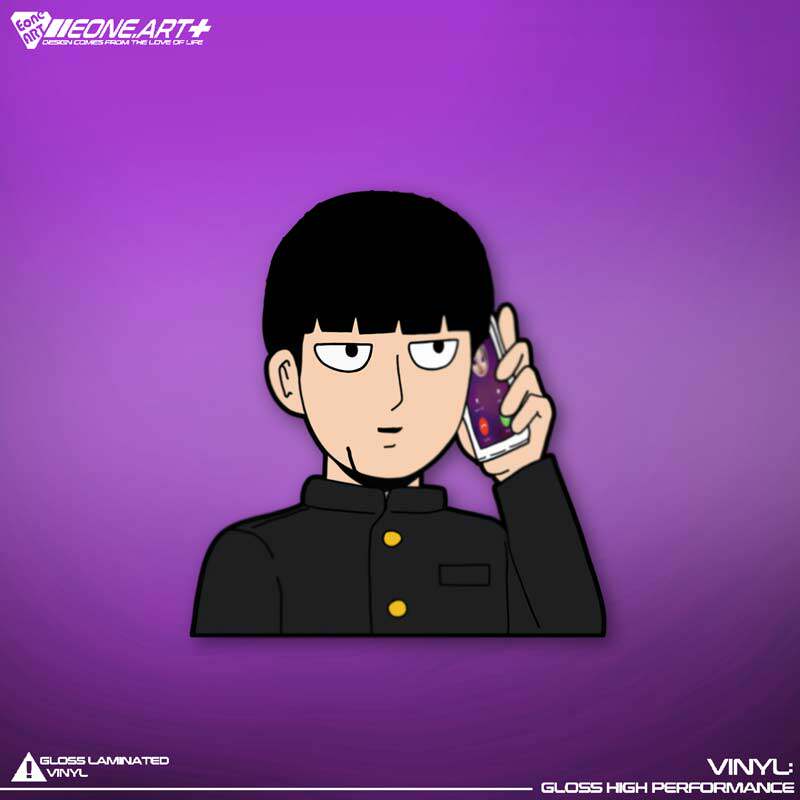 eone反光车贴一拳超人琦玉老师猫咪通话车身玻璃电动车拉杆箱贴纸