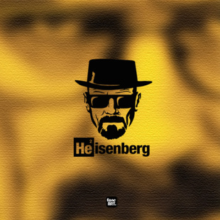 EONE镂空车贴 Breaking Bad绝命毒师老白 室内外装饰防水贴纸拉花