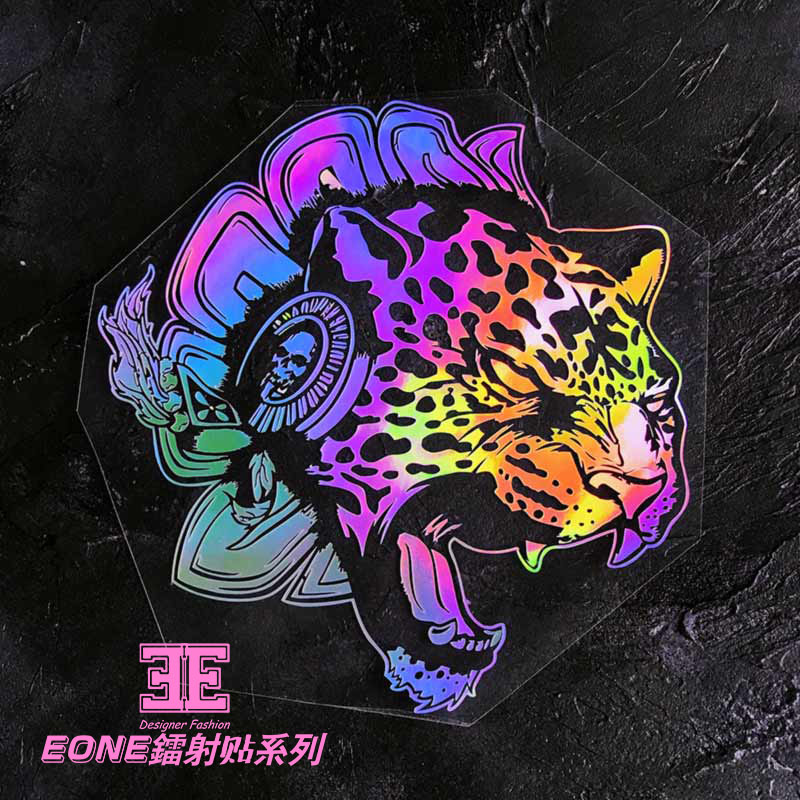 汽车镂空七彩镭射伤痕遮盖美容