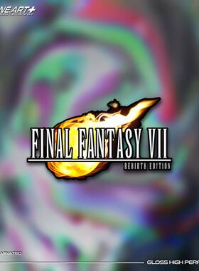 EONE反光车贴 Final Fantasy VII 最终幻想7重置版 火焰logoI贴纸
