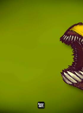 EONE反光车贴经典街机PacMan吃豆人张大嘴反吃室内外防水侧边贴纸