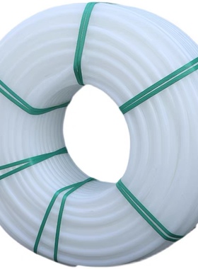 PE管白色尼龙32硬塑料6分90加厚增强自来水管50穿线管63喷浆管75