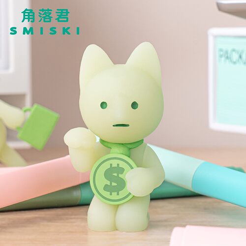 角落smiski打工人现货公仔