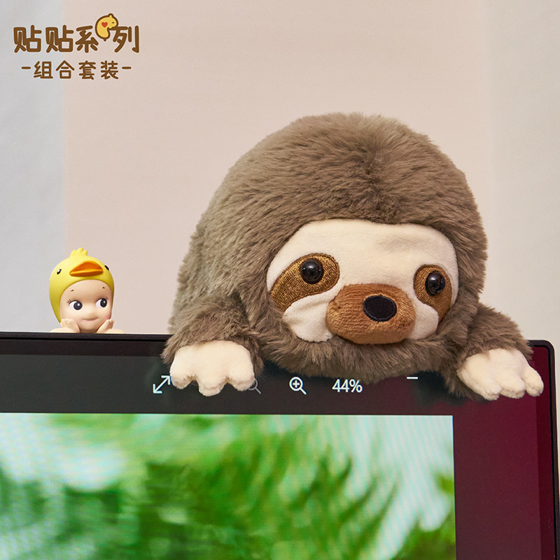 贴贴公仔趴趴天使组合套装树獭树懒办公室睡觉毛绒玩具娃娃公仔