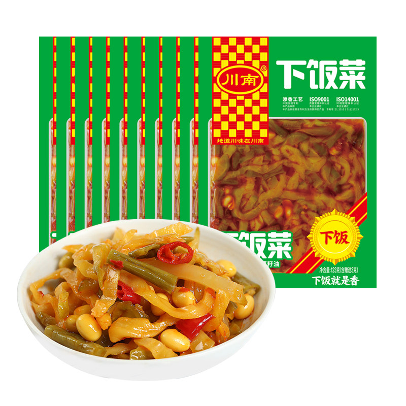 川南下饭菜123g大袋装 四川特产麻辣开味早餐稀饭榨菜小咸菜即食,水产肉类/新鲜蔬果/熟食,腌制/榨菜/泡菜,淘宝优惠券,粉丝福利购,淘宝优惠卷
