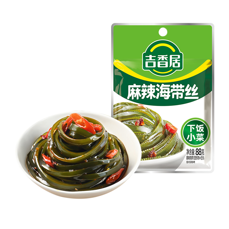 吉香居麻辣海带丝袋装开味小菜