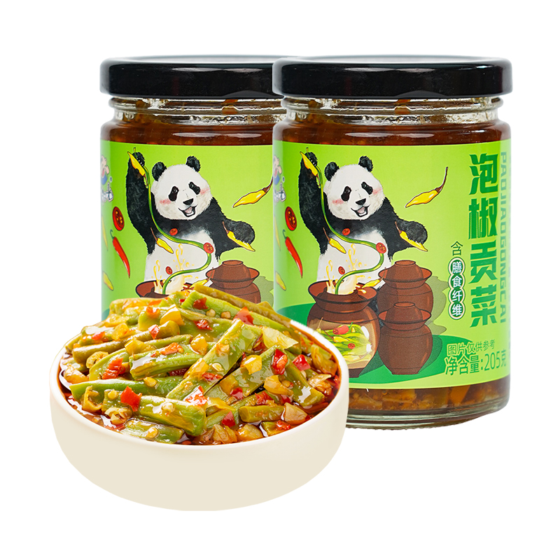 饭扫光泡椒贡菜205g瓶装