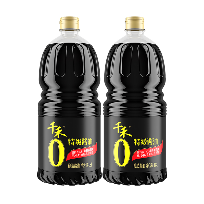千禾零添加酱油特级生抽