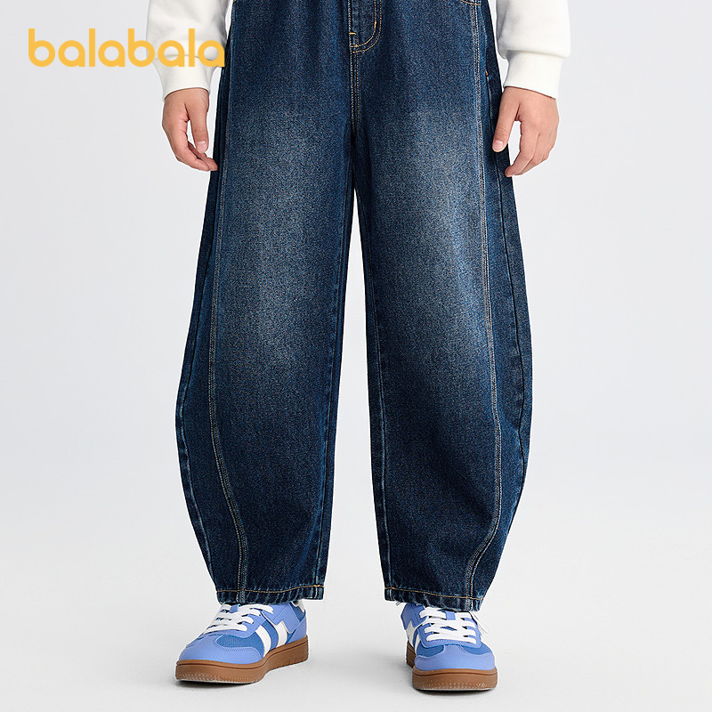 巴拉巴拉长裤男童女童摇粒绒裤子