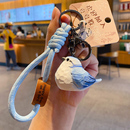 养只小鸟2025原创新款 鸟鸟教木雕风系列挂件汽车钥匙扣书包包挂件