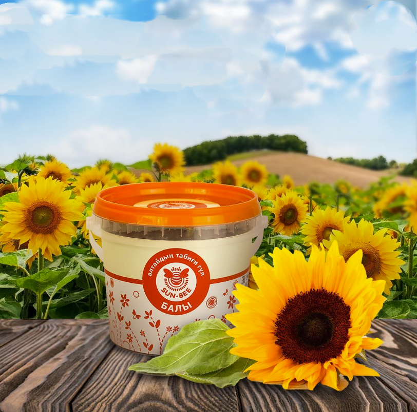 哈萨克斯坦原产奶油向日葵蜜