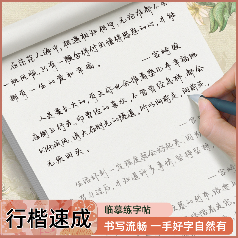 书摘精选行楷速成练字帖