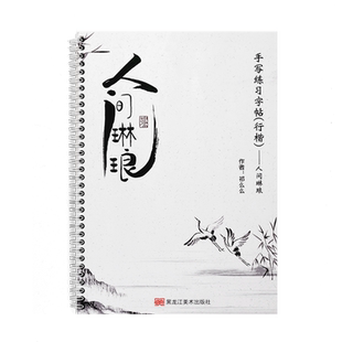 行楷字帖成人练字女生字体漂亮临摹练字帖成年硬笔书法练字本静心手写体初中生高中生行书钢笔写字反复使用连笔字人间琳琅文学书摘