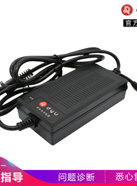 dyu大鱼电动车智行车自行车电瓶车D1D2D3S2V1原装锂电池36V充电器