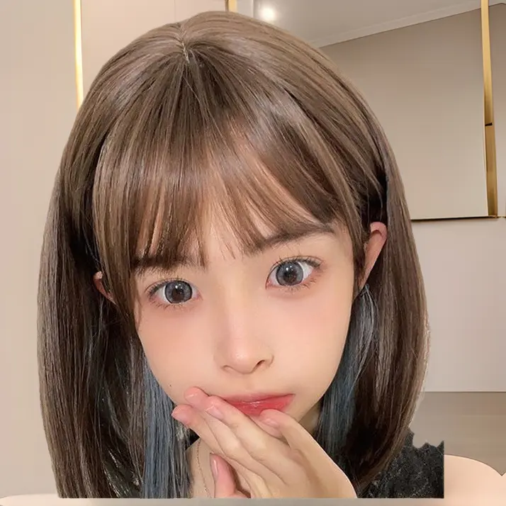 假发波波头女短发仿真全头套自然