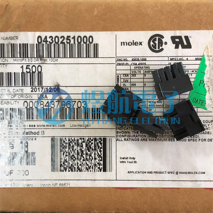 43025-1000连接器Molex