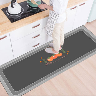【60x200cm】厨房地垫吸水吸油卧室床边飘窗垫耐脏垫长条脚垫家用