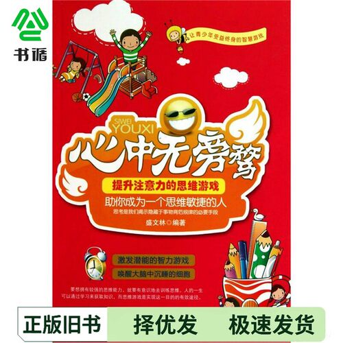 正版二手图书心中无旁骛  提升注意力的思维游戏盛文林著天津科学技术出版社9787530863145