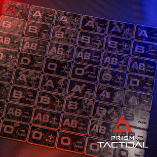 极其氪金LAB黑标 低可视度魔术贴士气章 碳纤维轻量化血型章