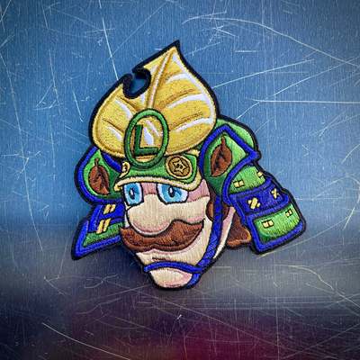 美国MARoninPlumber刺绣魔术贴