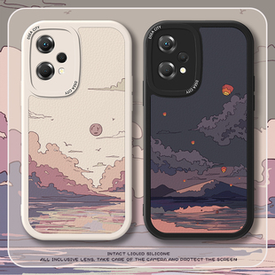 云海昼夜适用oppok11手机壳oppok11x防摔全包k9s风景k10情侣k10pro简约k9x文艺套k5男女k7日系创意k3个性 硅胶