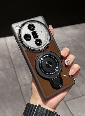 自带镜头膜磁吸支架适用oppofindx7手机壳黑色findx7ultra新款硅胶软壳简约高级透明外壳男女全包防摔保护套