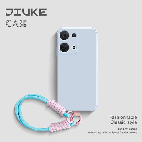 适用于OPPOReno8硅胶壳送挂绳