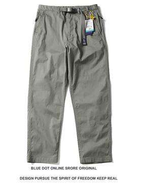 日系复古青年春秋潮牌紫标多口袋休闲裤卡其宽松工装裤5411