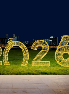 新年卡通马雕塑装饰摆件