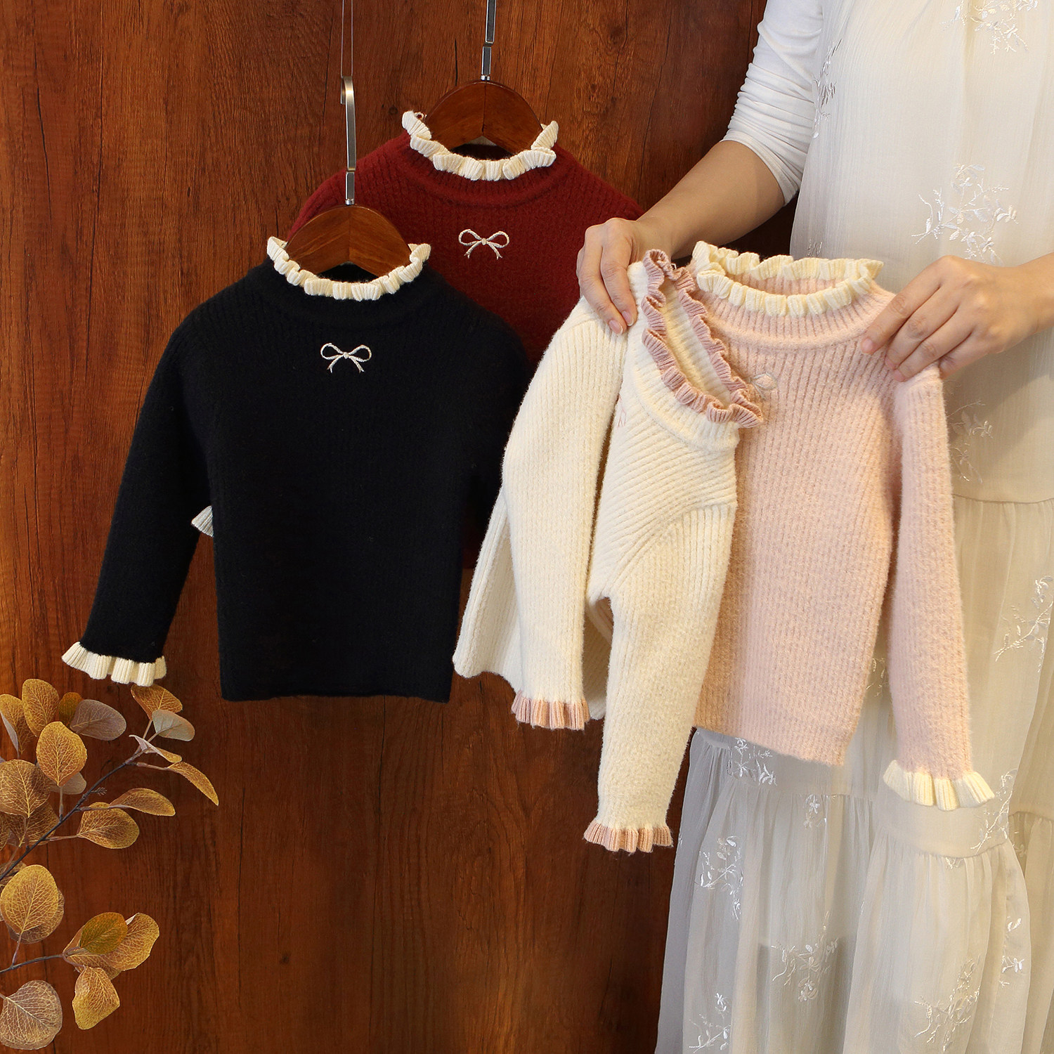 女童半高领毛衣冬装2025新款女孩公主打底衫儿童加绒内搭保暖上衣,童装/婴儿装/亲子装,毛衣/针织衫,淘宝优惠券,粉丝福利购,淘宝优惠卷