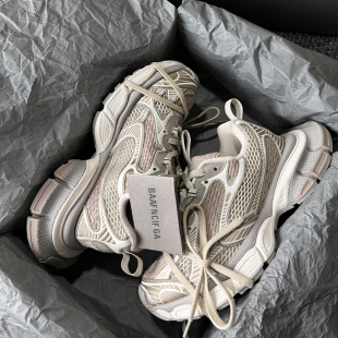 超火巴黎运动休闲鞋 男女冬季 子 3XL厚底增高2025新款 九代老爹鞋