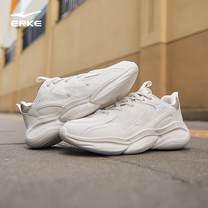 鸿星尔克追光男鞋网面鞋运动鞋