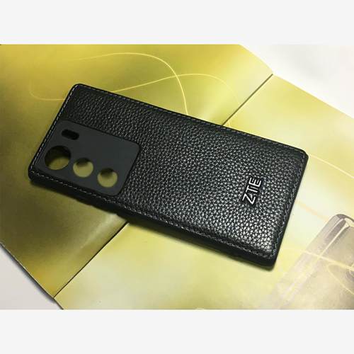 适用于中兴Axon50Ultra手机壳真皮天机50U保护壳A2024H镜头全包防摔保护axon50Ultra个性网红皮套