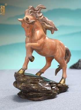 北将黄铜摆件新中式客厅祝福家具