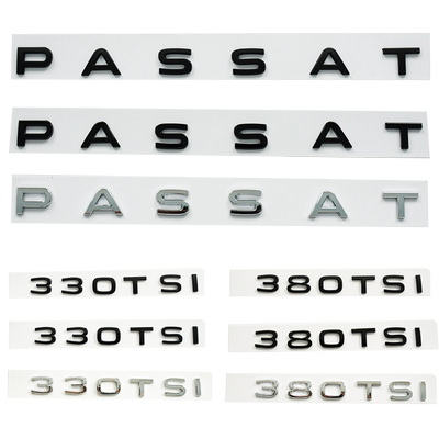 大众帕萨特字母贴车尾330380tsi