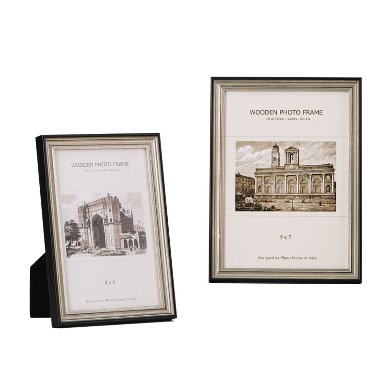 意大利设计现代简约实木相框6寸7寸10寸银黑金样板房软装摆台摆件,家居饰品,相框/画框,淘宝优惠券,粉丝福利购,淘宝优惠卷