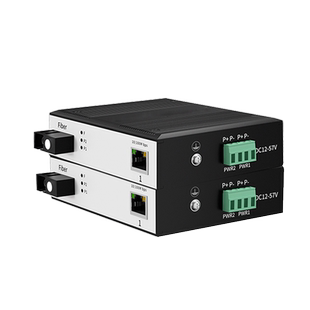 工业级百兆光1电光纤收发器光电转换器单纤双纤单模多模带POE国标48V千兆1光1电SFP光纤收发器c/fc/st/lc