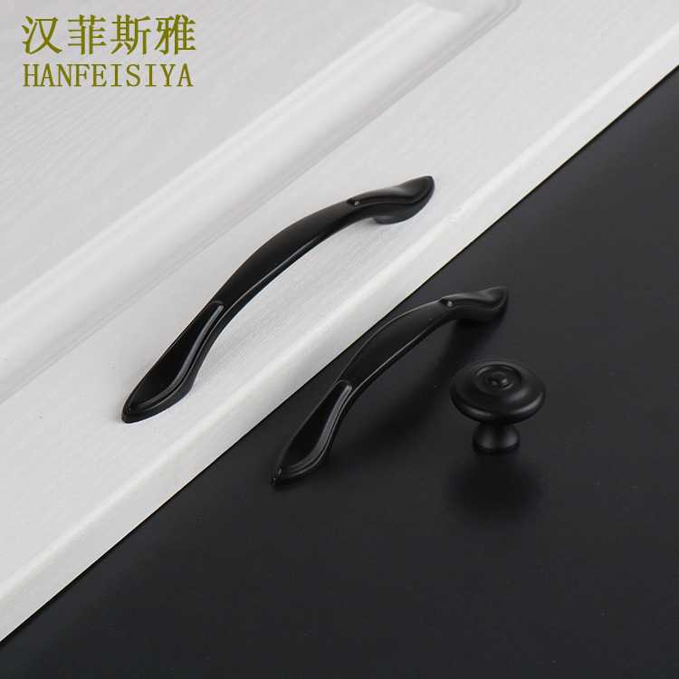新款直销纯铜拉手欧式衣柜橱柜门把手抽屉单孔小拉手美式现代简约
