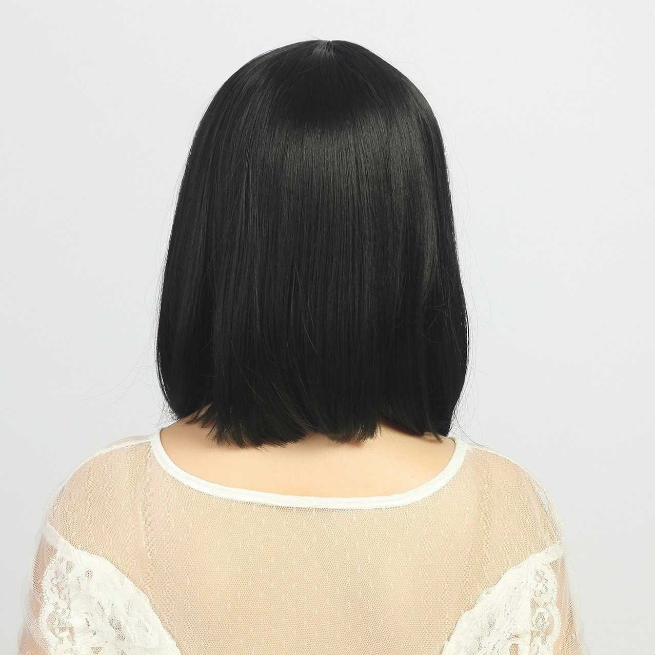 新款直销跨境亚马逊假发头套货源短发齐刘海波波头时尚女短发头套