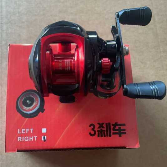 新款直销水滴轮全金属线杯防炸线18轴鱼轮三刹渔轮路亚竿轮子马口