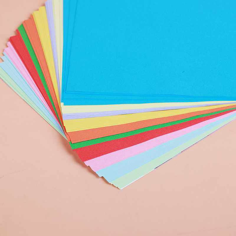 新款直销正方形折纸儿童手工彩纸17cm70克混10色100张剪纸千纸鹤,办公设备/耗材/相关服务,卡纸,淘宝优惠券,粉丝福利购,淘宝优惠卷