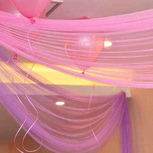 新款直销时尚纱幔 结婚婚房布置 布景道具装饰纱婚车装饰 婚庆用