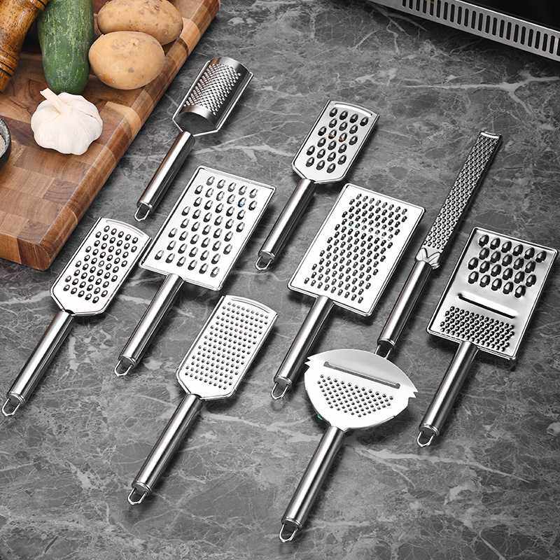 新款直销不锈钢姜丝刨多功能姜刨萝卜刨丝器磨姜器柠檬刨奶酪芝士