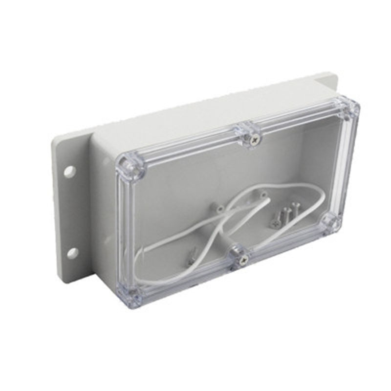 新款直销带耳ABS塑料防水盒IP65户外防水接线盒固定型监控电源盒
