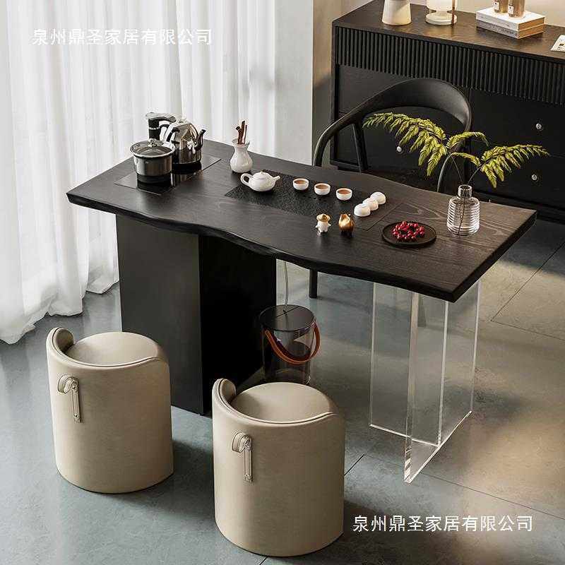 新款直销2024新款实木阳台茶桌椅 小户型泡茶桌 现代简约原木家用,住宅家具,家用茶台/茶桌,淘宝优惠券,粉丝福利购,淘宝优惠卷