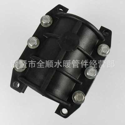 新款直销PE抢修接110补漏器160哈弗节200哈夫接抱箍快速抢修接头